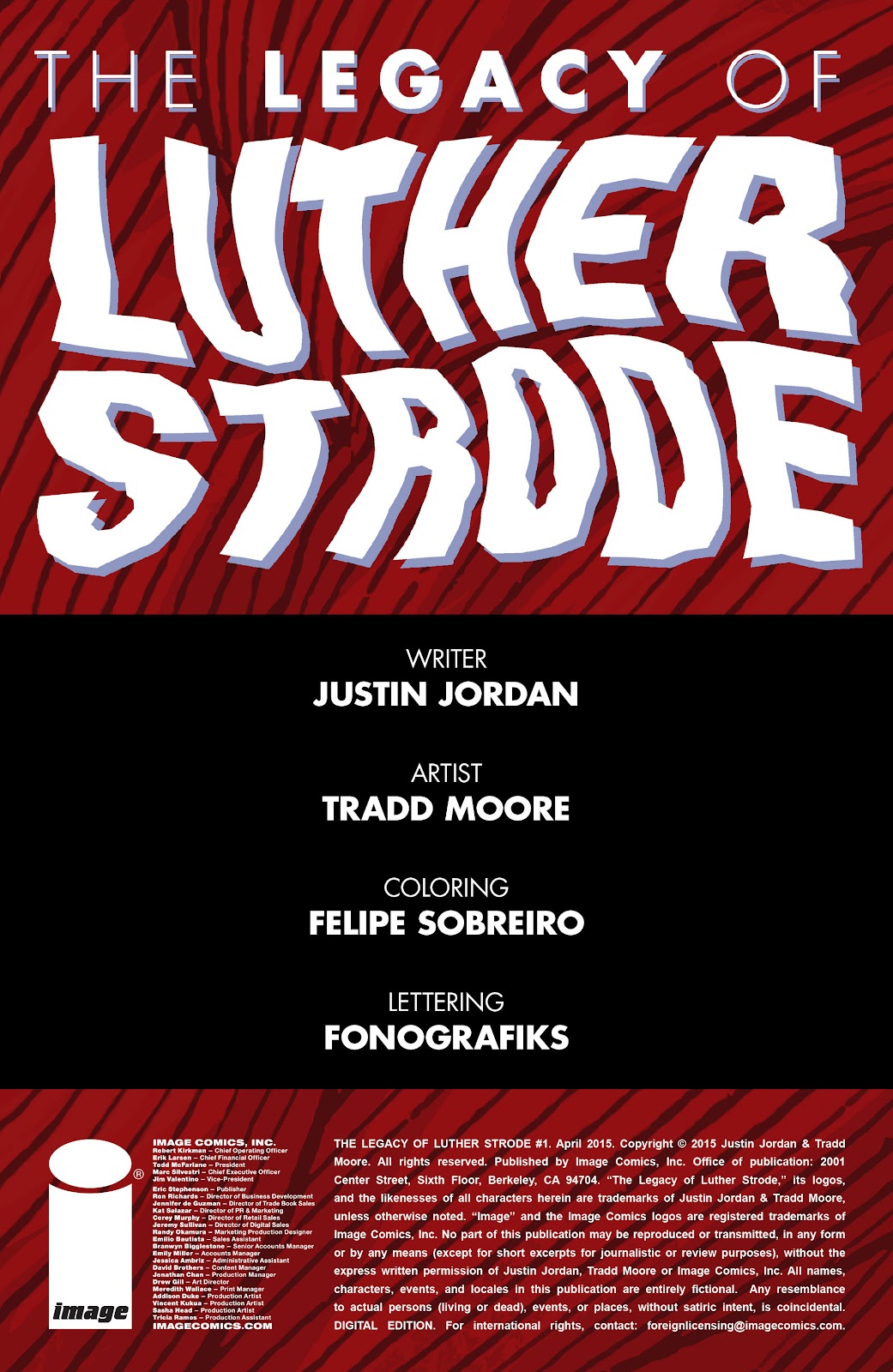 The Legacy of Luther Strode Issue #1 - Page 2