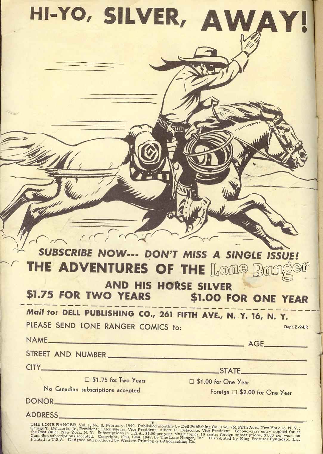 The Lone Ranger (1948) Issue #8 - Page 2