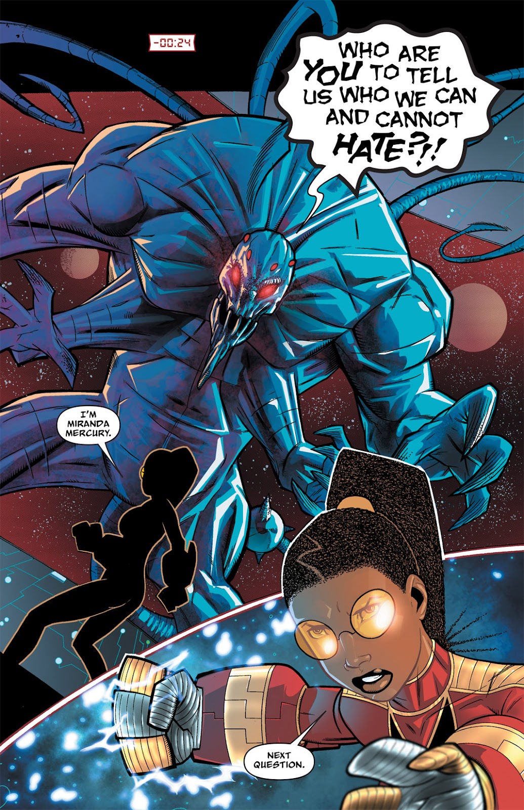 The Many Adventures of Miranda Mercury: Time Runs Out TPB - Page 58