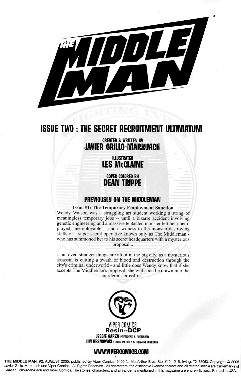 The Middleman (2005) Issue #2 - Page 2