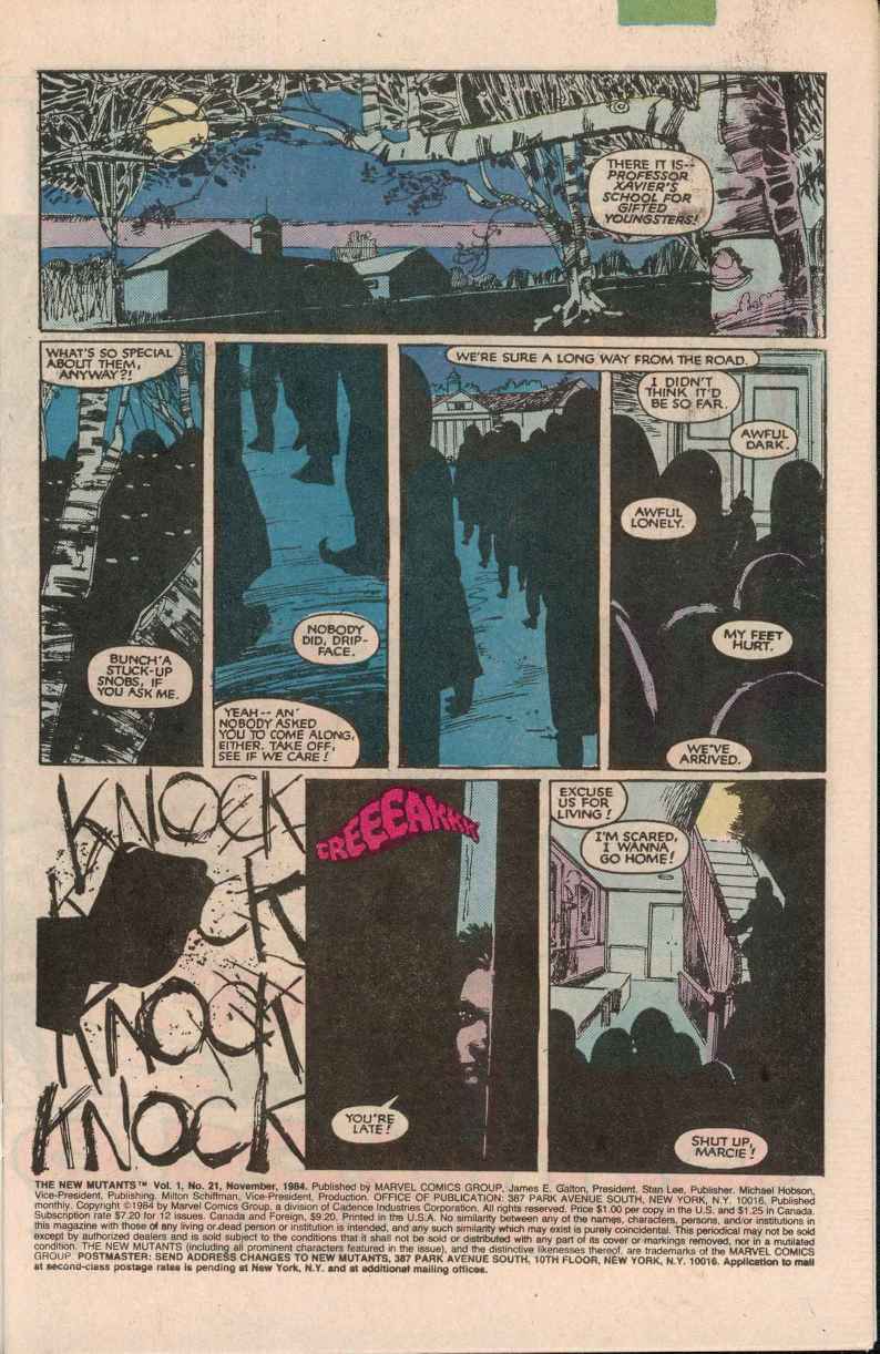 The New Mutants Issue #21 - Page 2