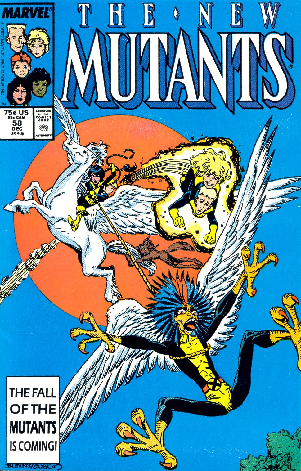 The New Mutants Issue #58 - Page 1