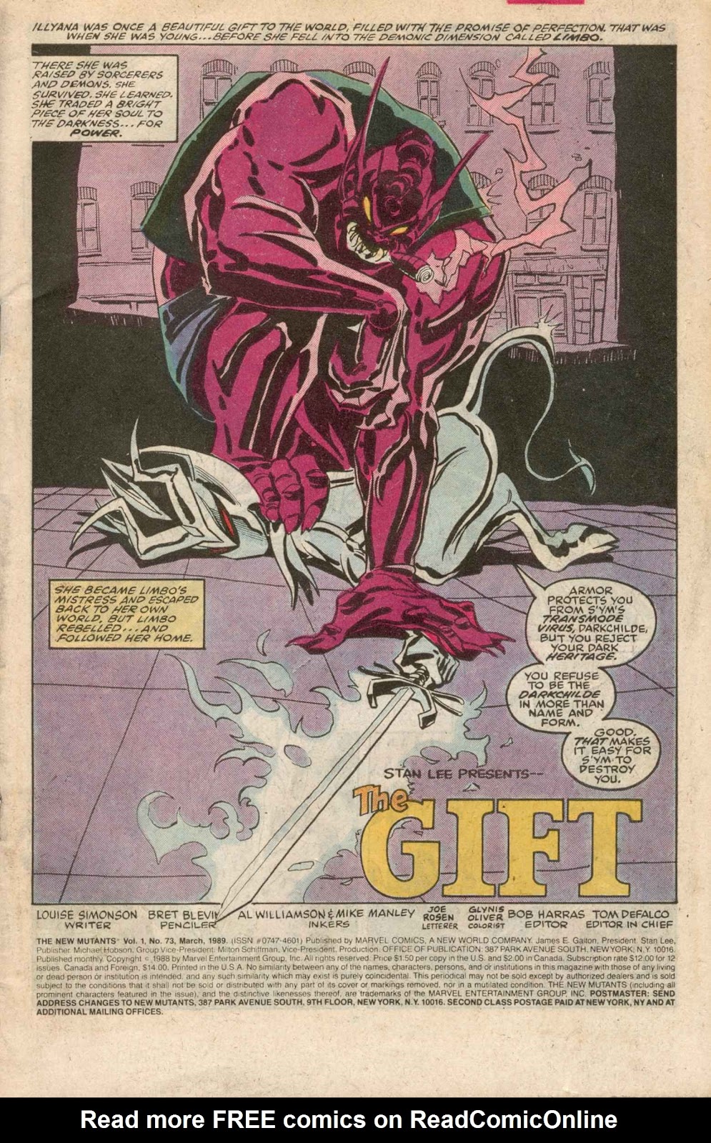 The New Mutants Issue #73 - Page 2