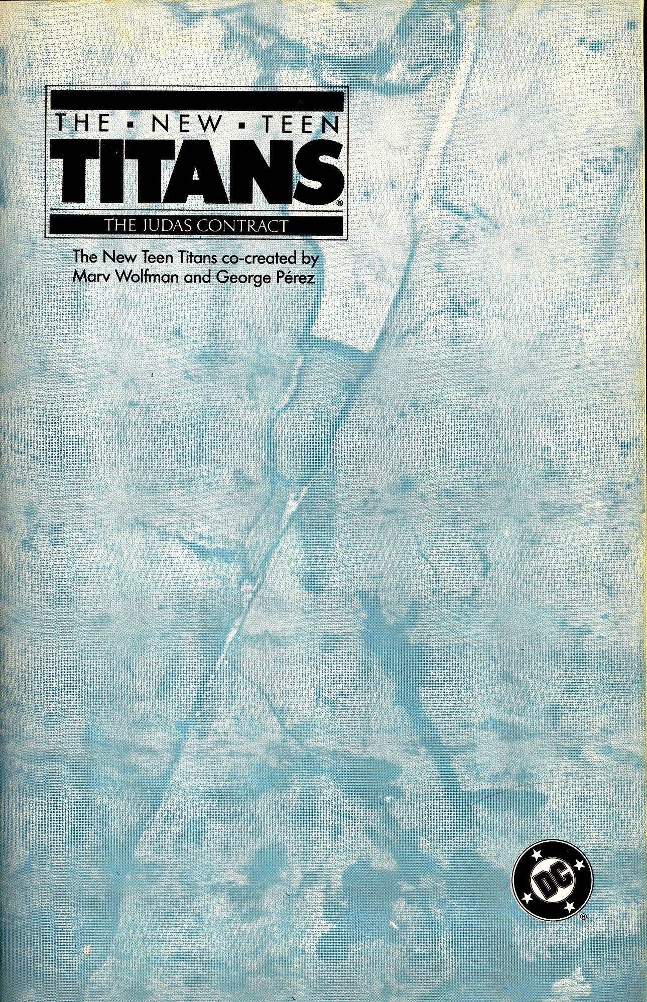 The New Teen Titans: The Judas Contract TPB - Page 2