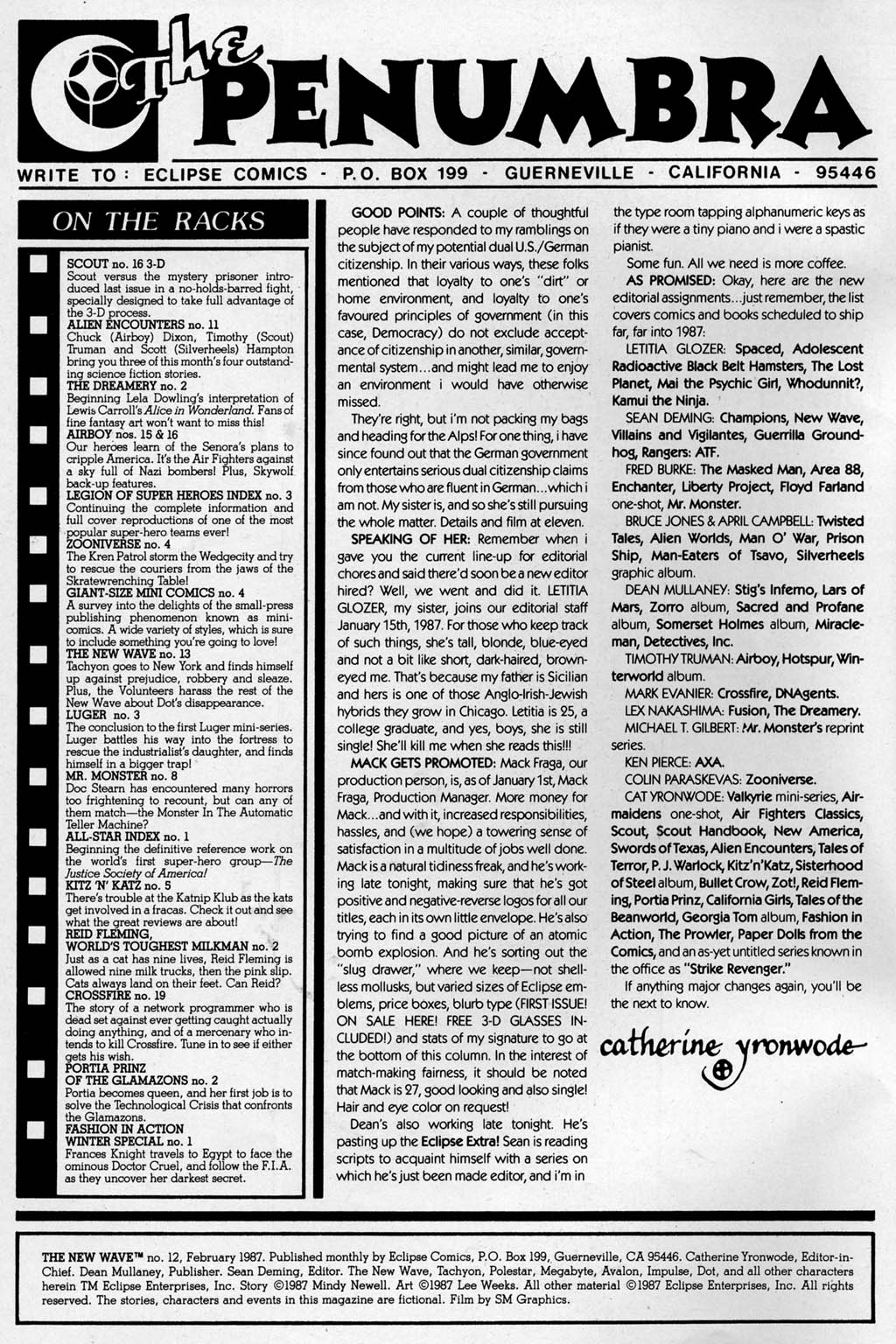 The New Wave Issue #12 - Page 2