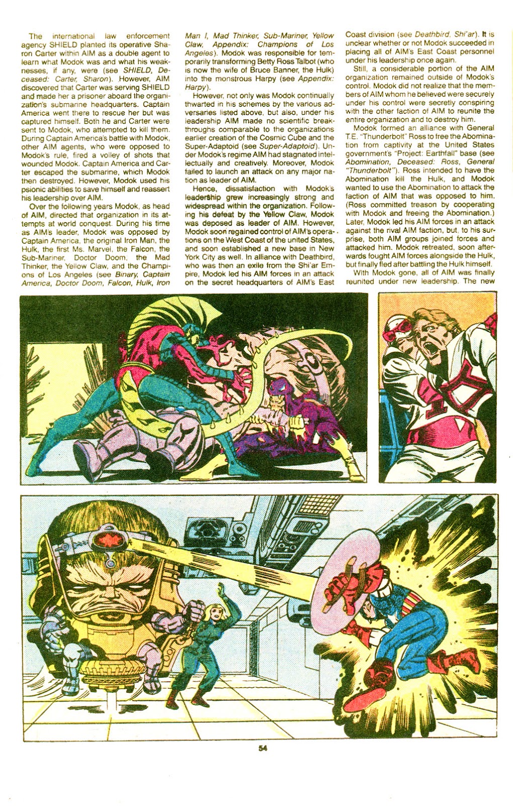 The Official Handbook of the Marvel Universe Deluxe Edition Issue #18 - Page 55