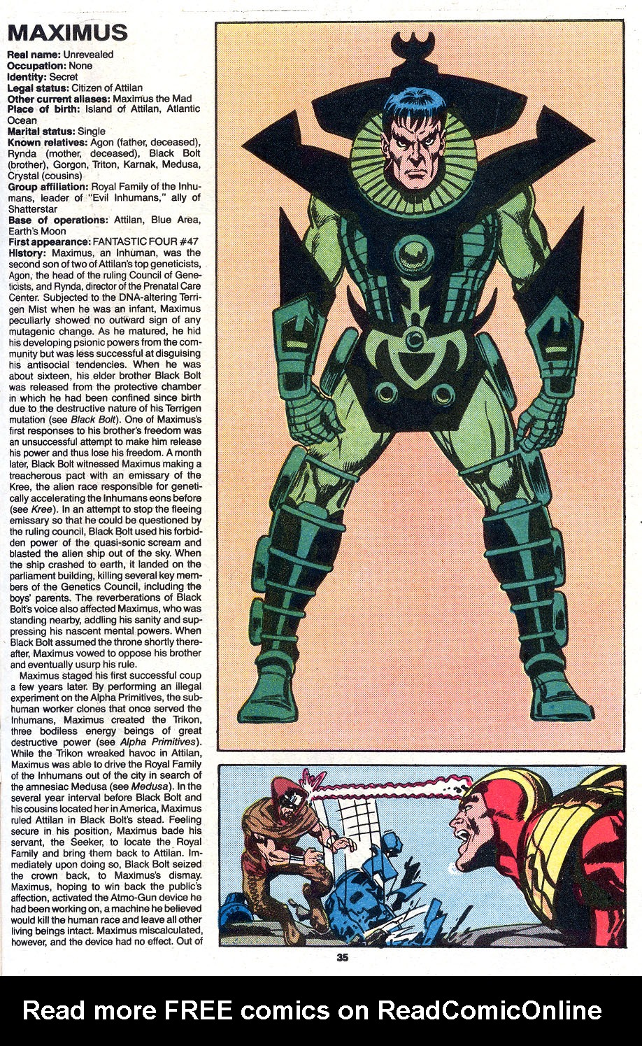 The Official Handbook of the Marvel Universe Deluxe Edition Issue #8 - Page 37