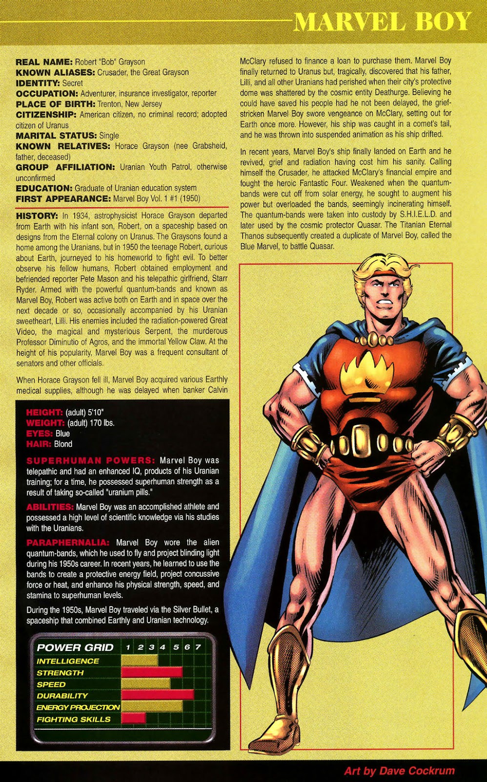 The Official Handbook of the Marvel Universe: Golden Age Full - Page 25