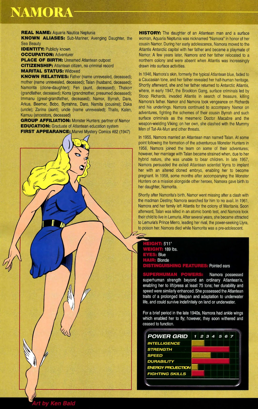 The Official Handbook of the Marvel Universe: Golden Age Full - Page 28
