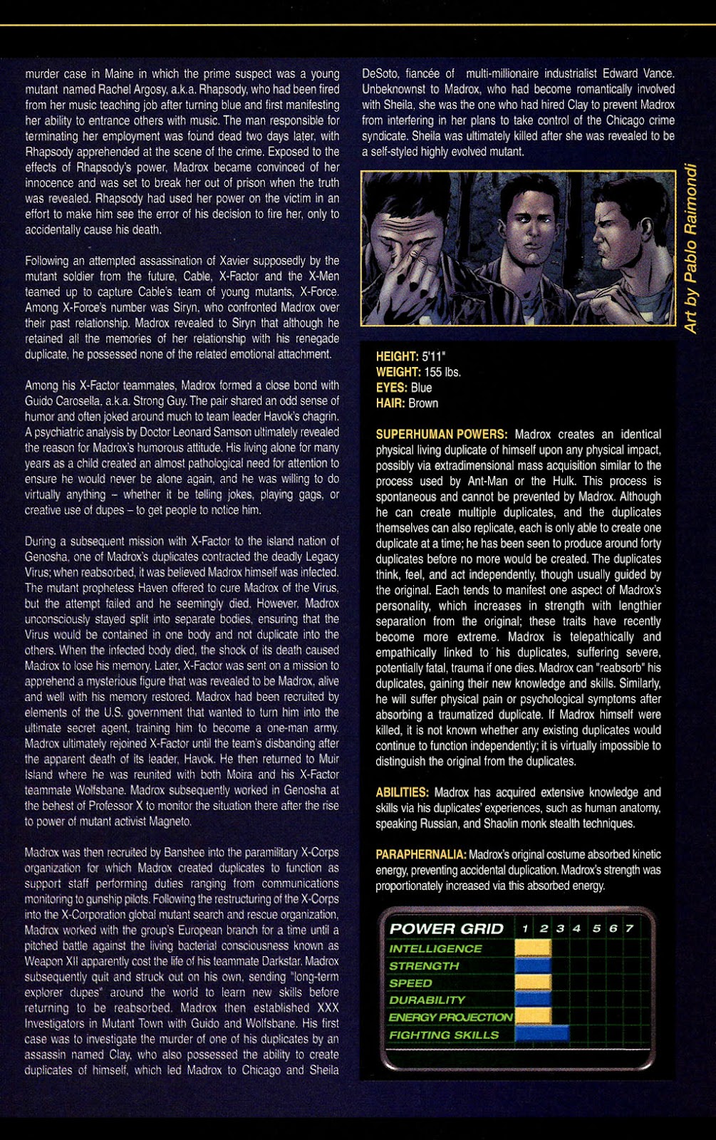 The Official Handbook of the Marvel Universe: Marvel Knights Full - Page 34