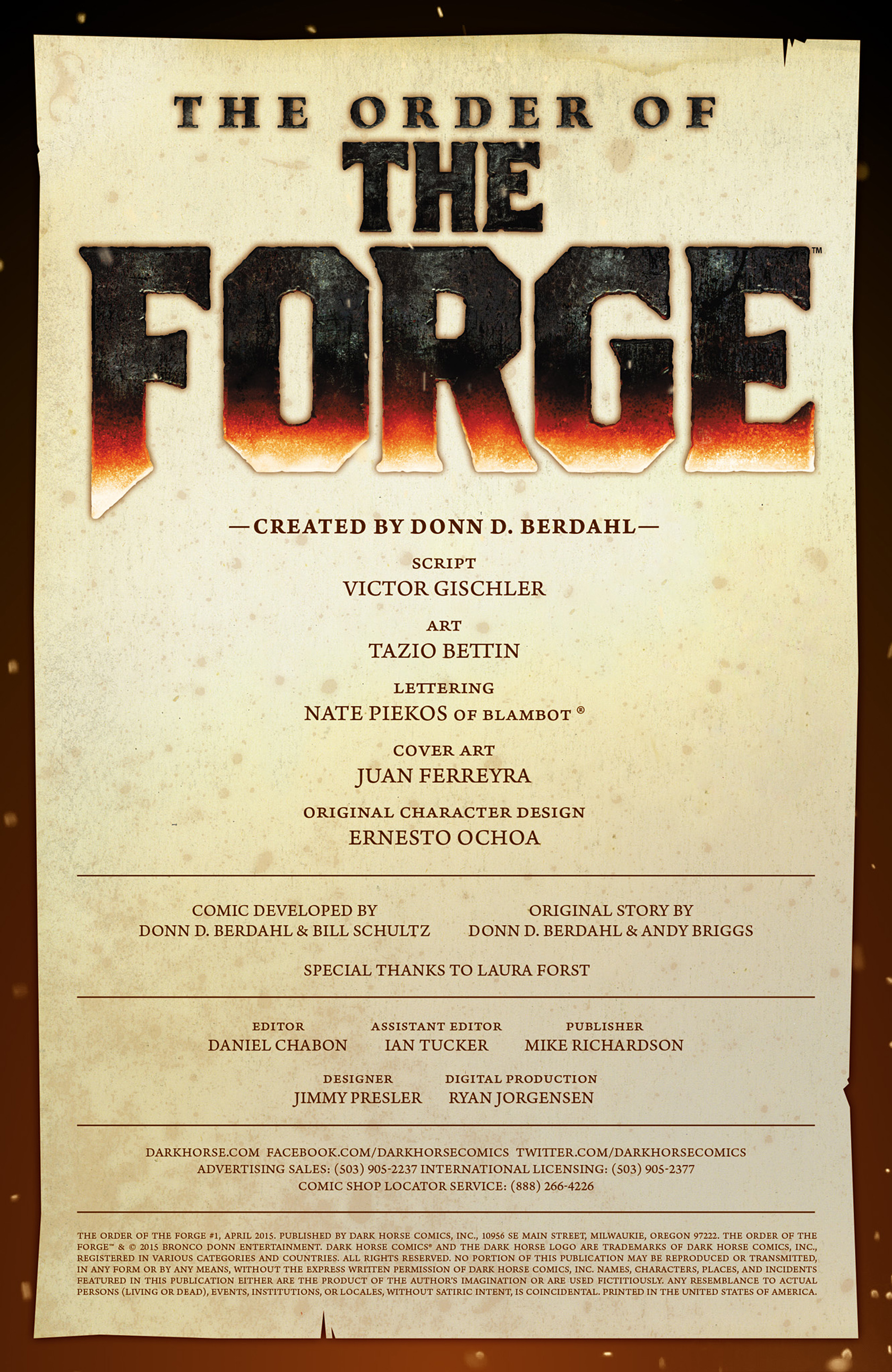 The Order of the Forge Issue #1 - Page 2