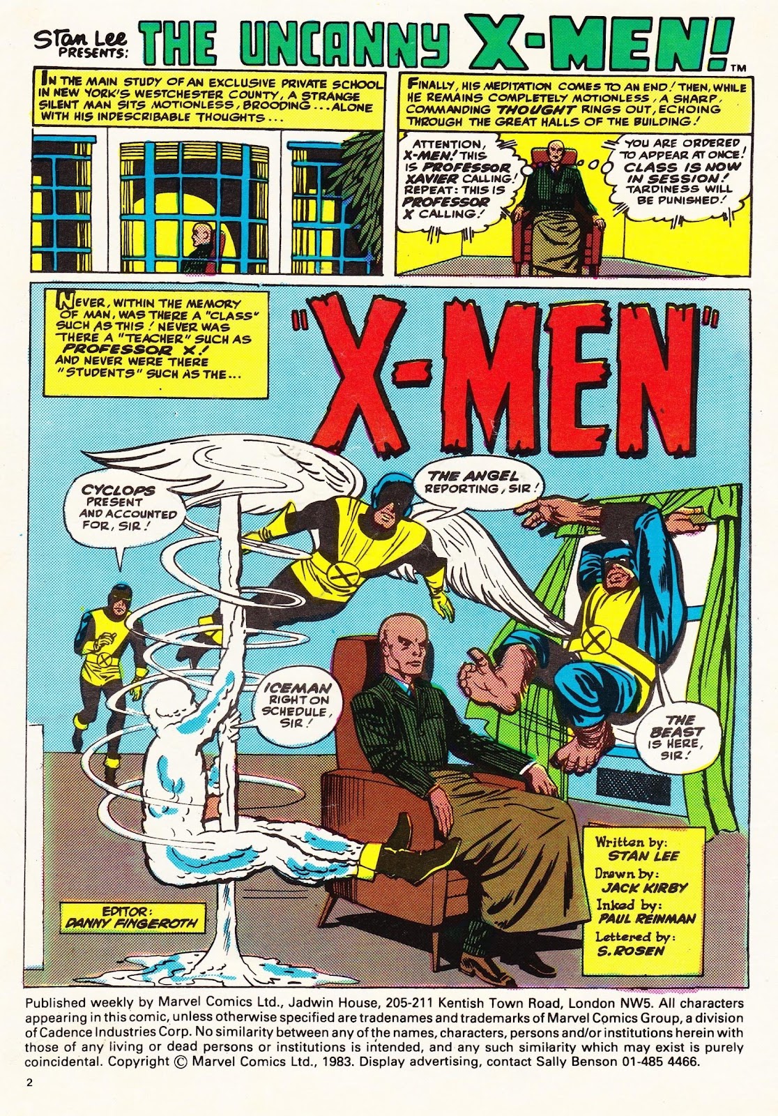 The Original X-Men Issue #1 - Page 2