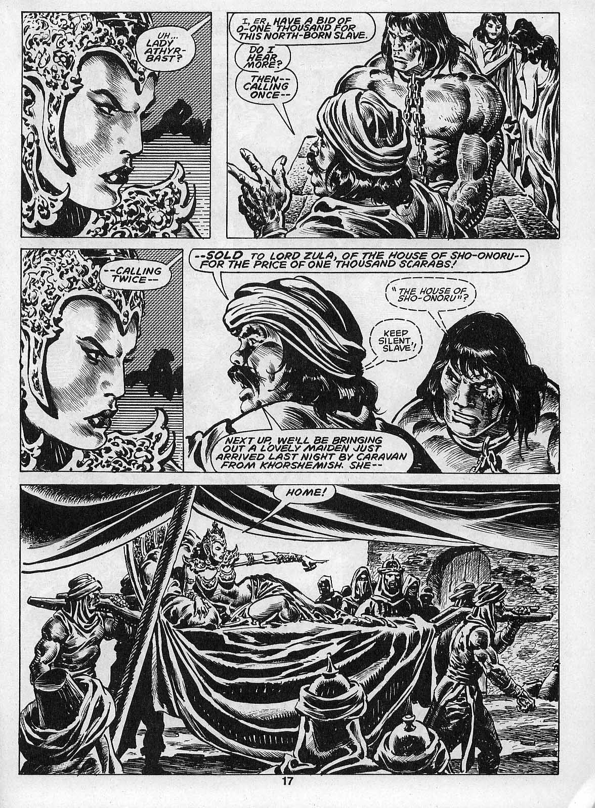 The Savage Sword Of Conan Issue #205 - Page 19