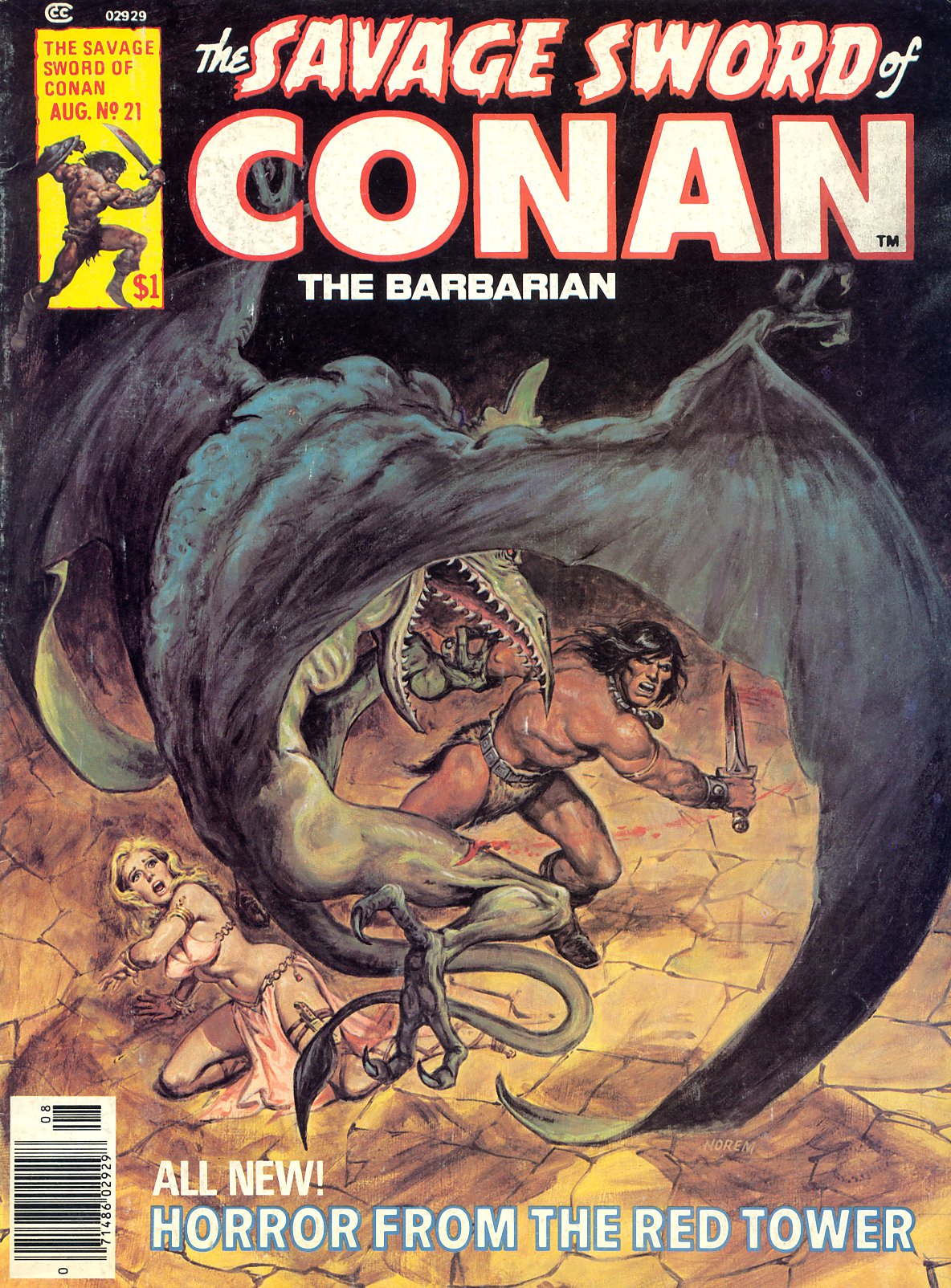 The Savage Sword Of Conan Issue #21 - Page 1