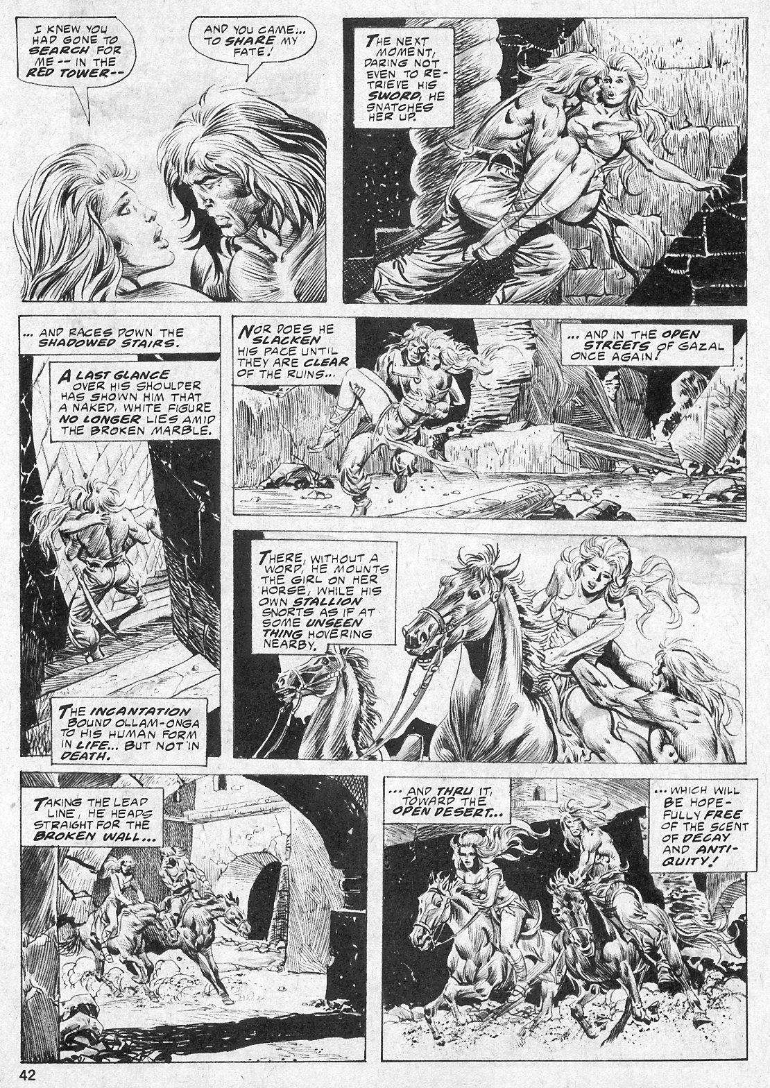 The Savage Sword Of Conan Issue #21 - Page 42