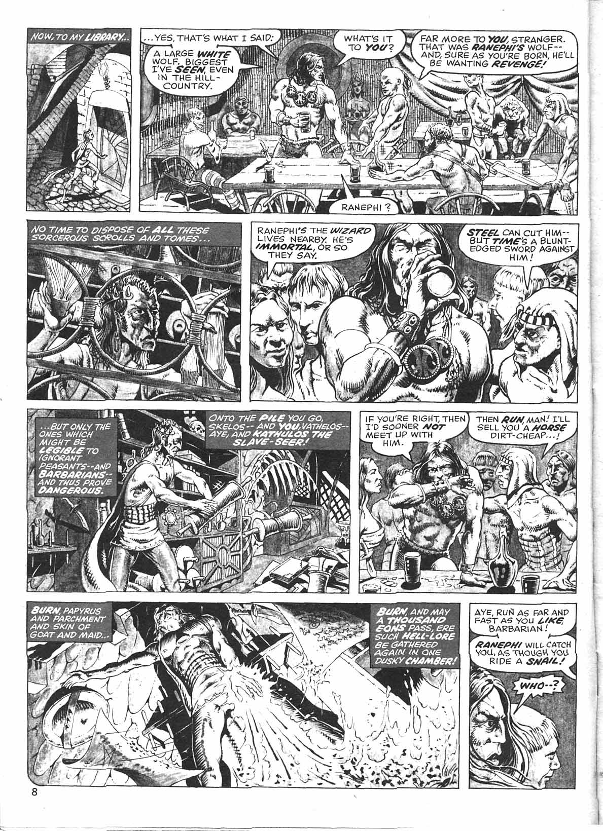 The Savage Sword Of Conan Issue #8 - Page 8