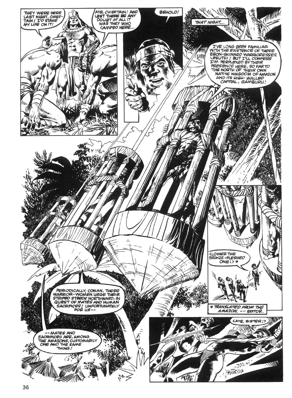 The Savage Sword Of Conan Issue #97 - Page 36