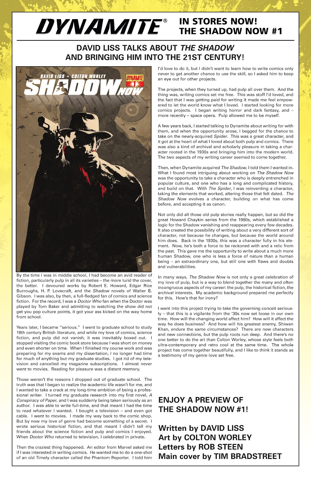 The Shadow: Year One Issue #6 - Page 30