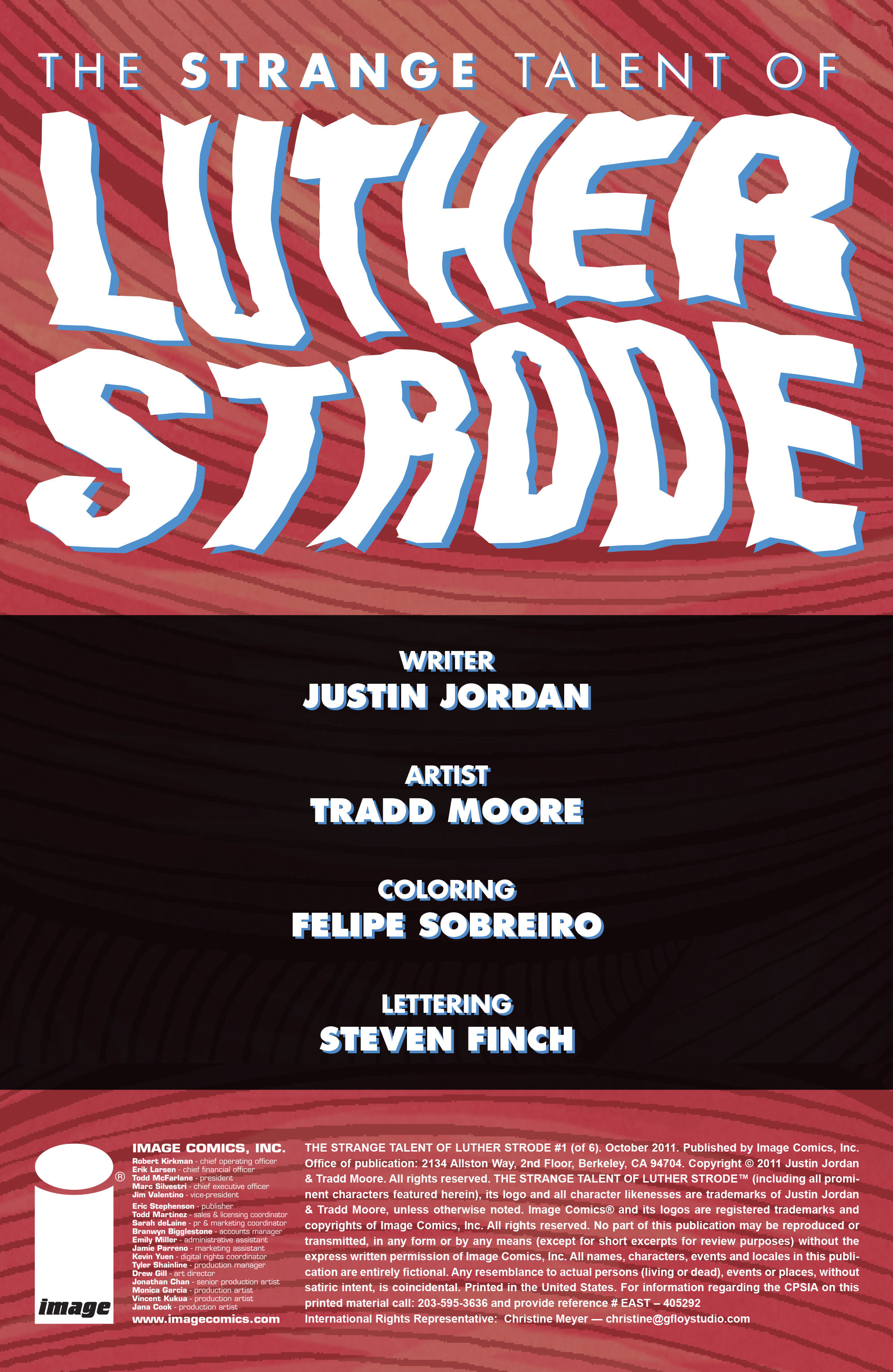 The Strange Talent of Luther Strode Issue #1 - Page 2