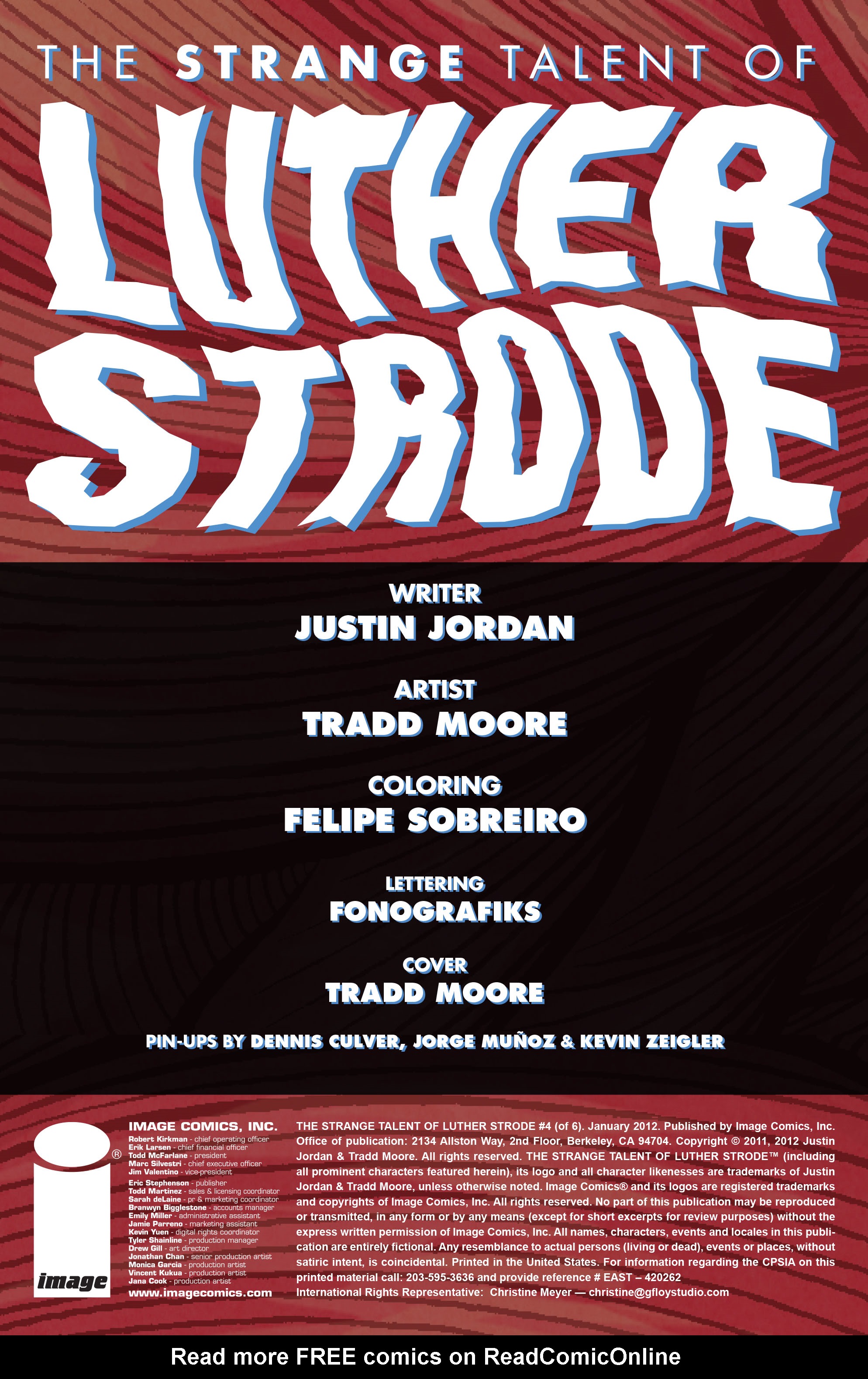 The Strange Talent of Luther Strode Issue #4 - Page 2