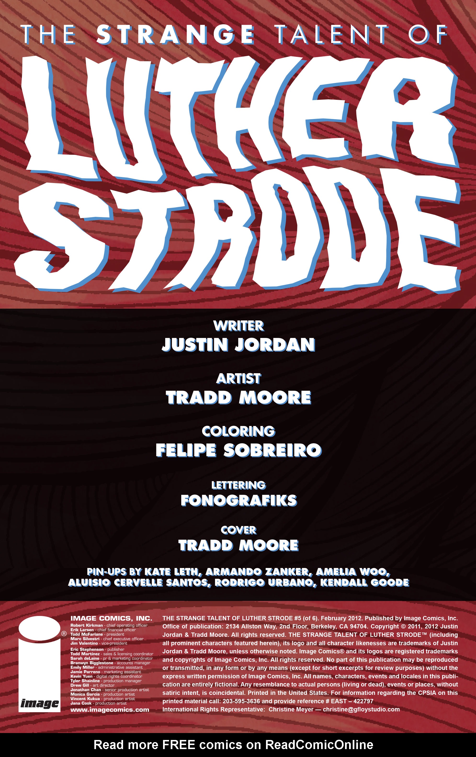 The Strange Talent of Luther Strode Issue #5 - Page 2