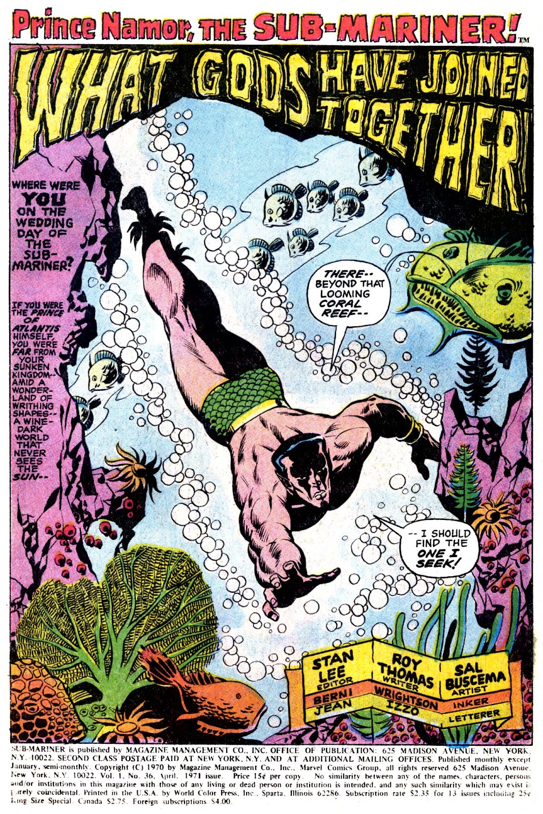 The Sub-Mariner Issue #36 - Page 2