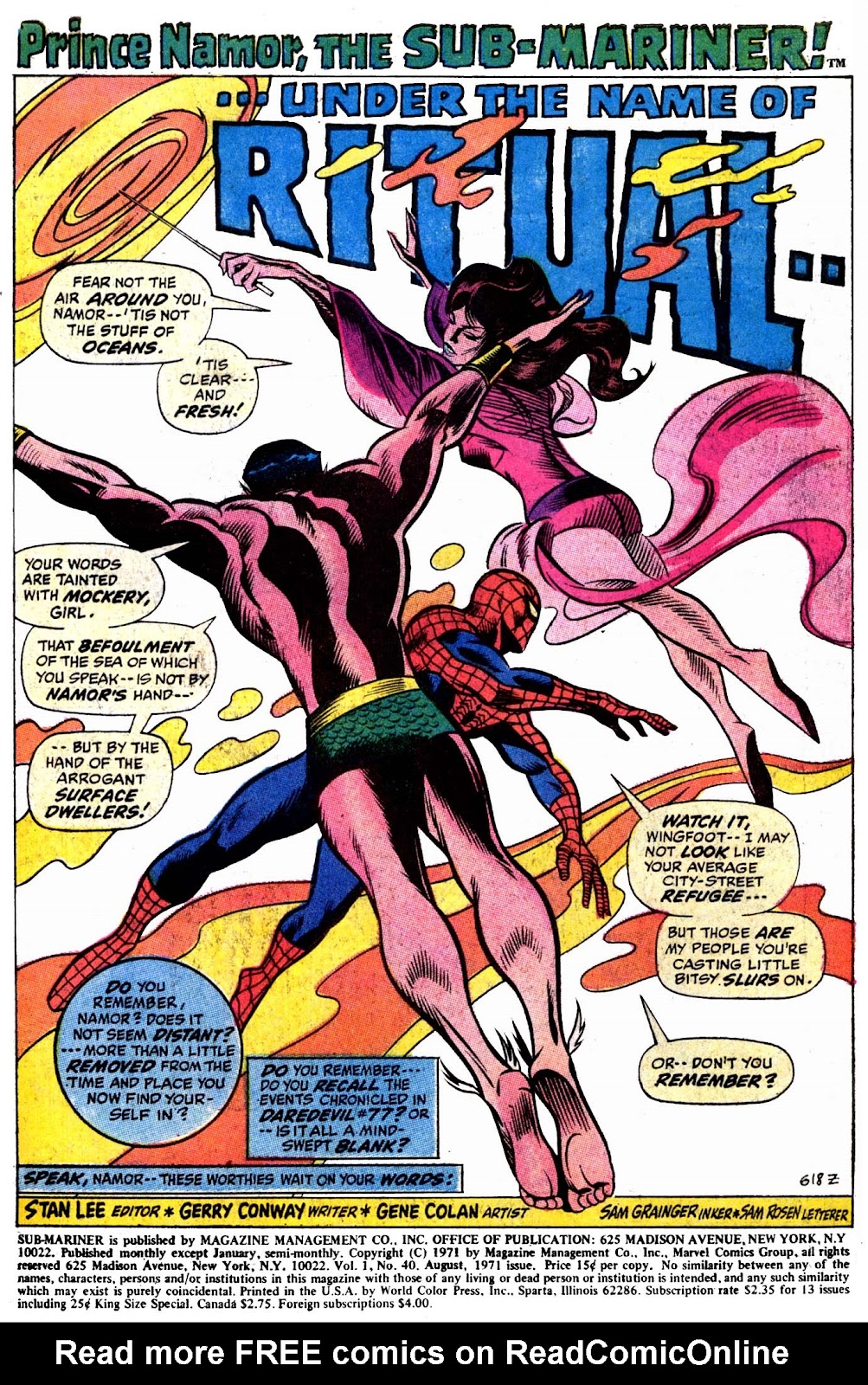 The Sub-Mariner Issue #40 - Page 2