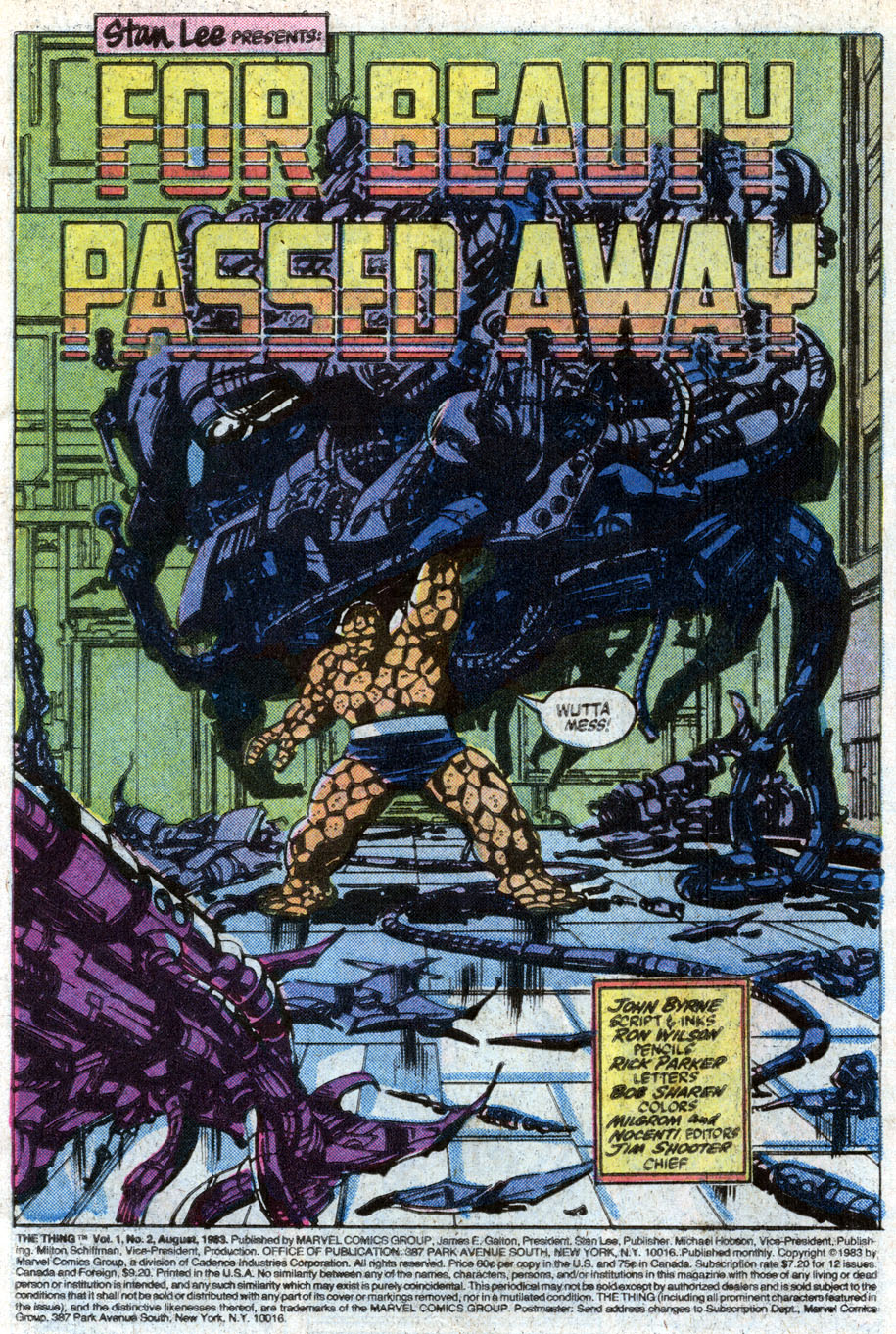 The Thing (1983) Issue #2 - Page 2