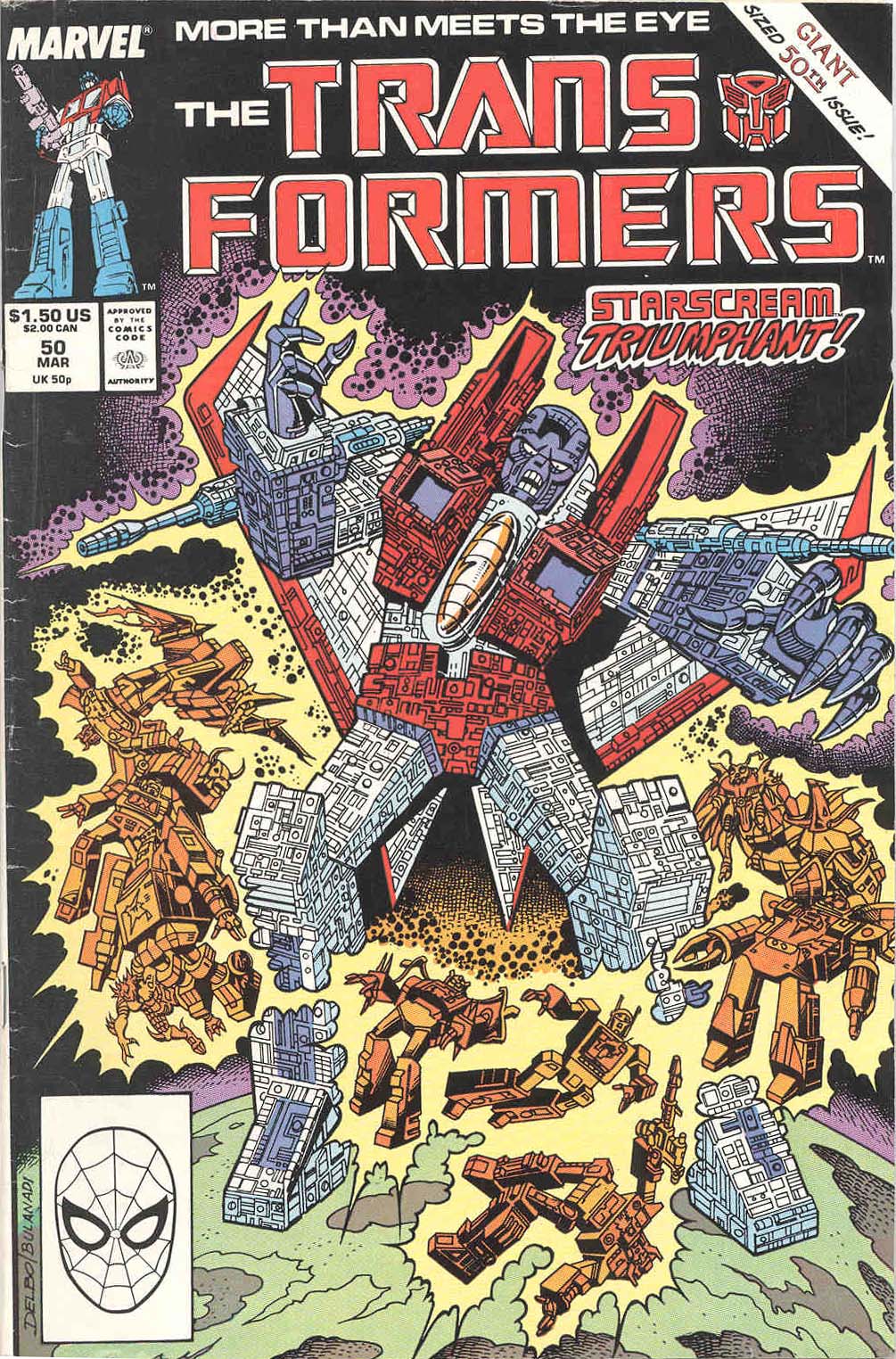 The Transformers (1984) Issue #50 - Page 1