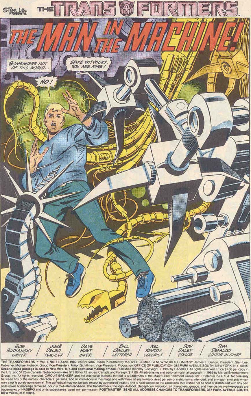 The Transformers (1984) Issue #51 - Page 2