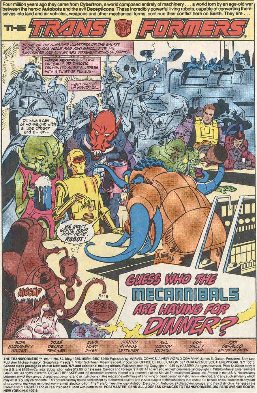 The Transformers (1984) Issue #52 - Page 2