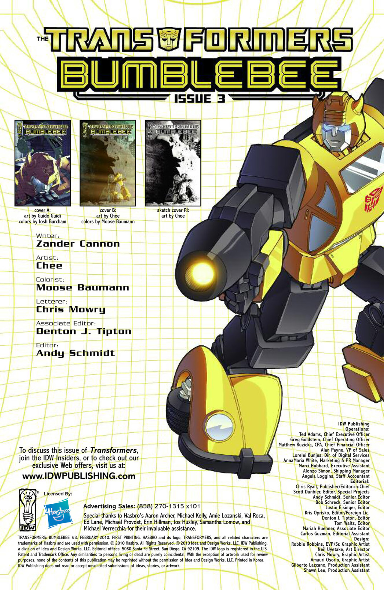 The Transformers: Bumblebee Issue #3 - Page 2
