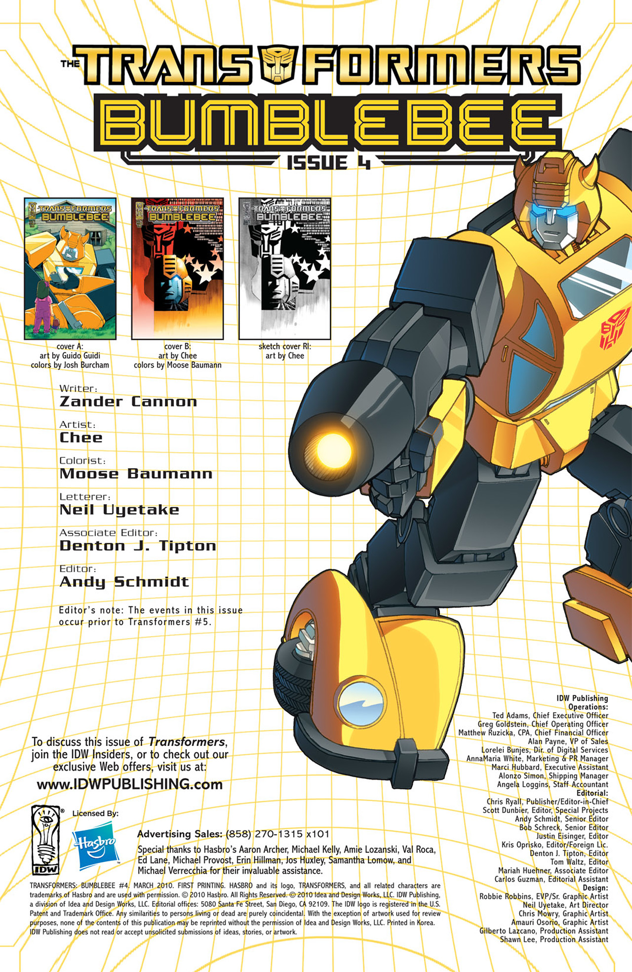 The Transformers: Bumblebee Issue #4 - Page 4