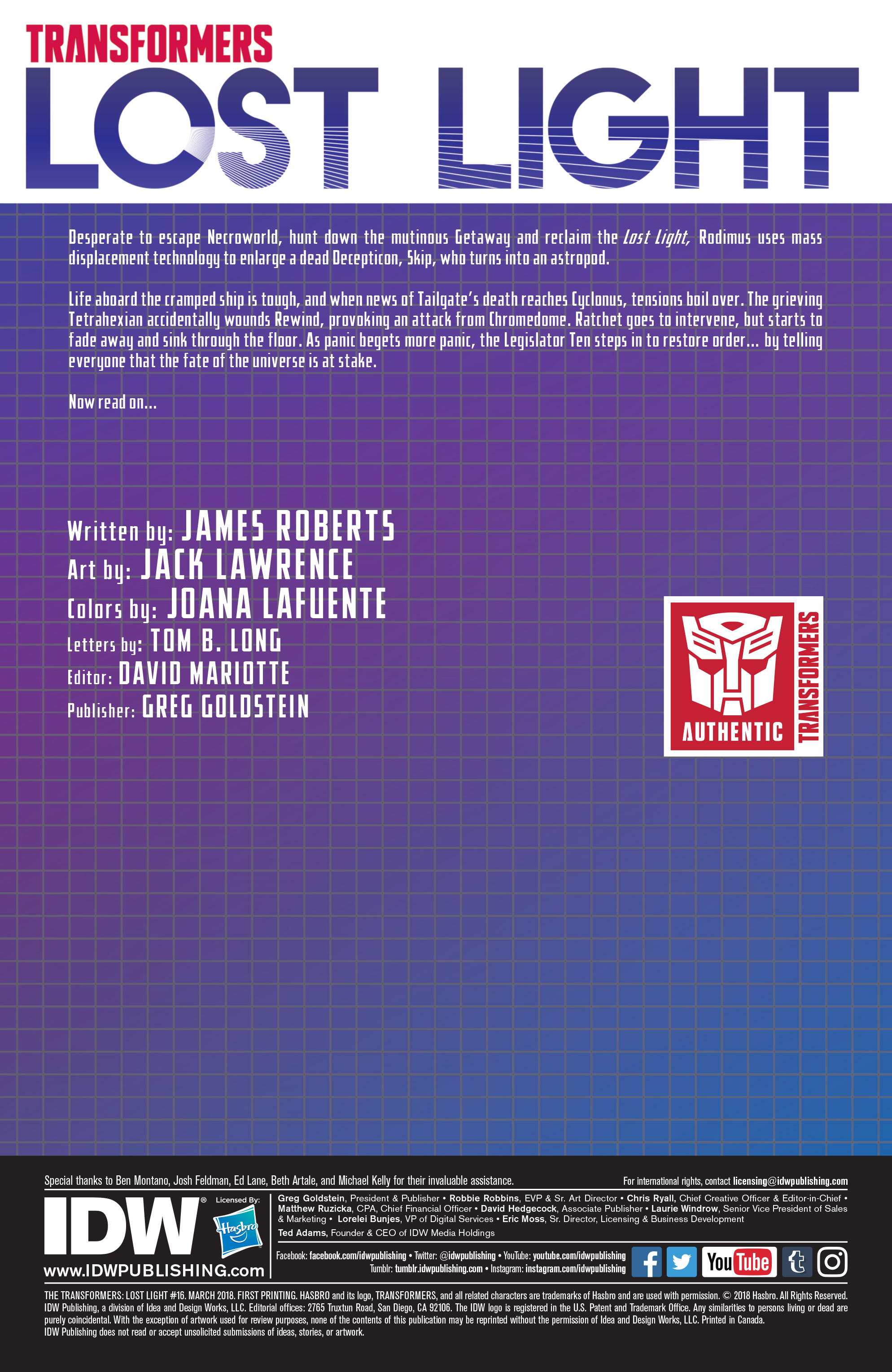 The Transformers: Lost Light Issue #16 - Page 2