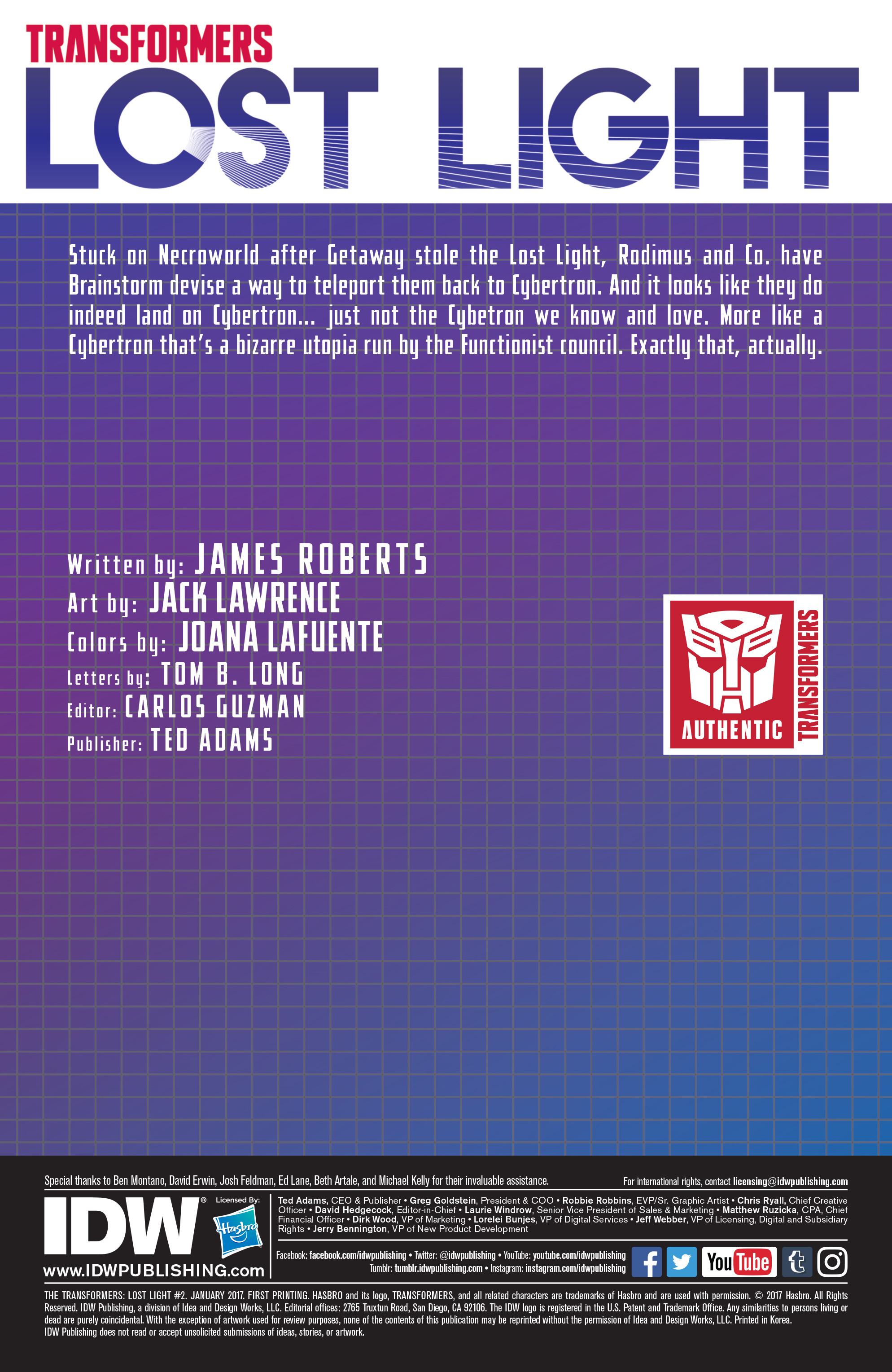 The Transformers: Lost Light Issue #2 - Page 2