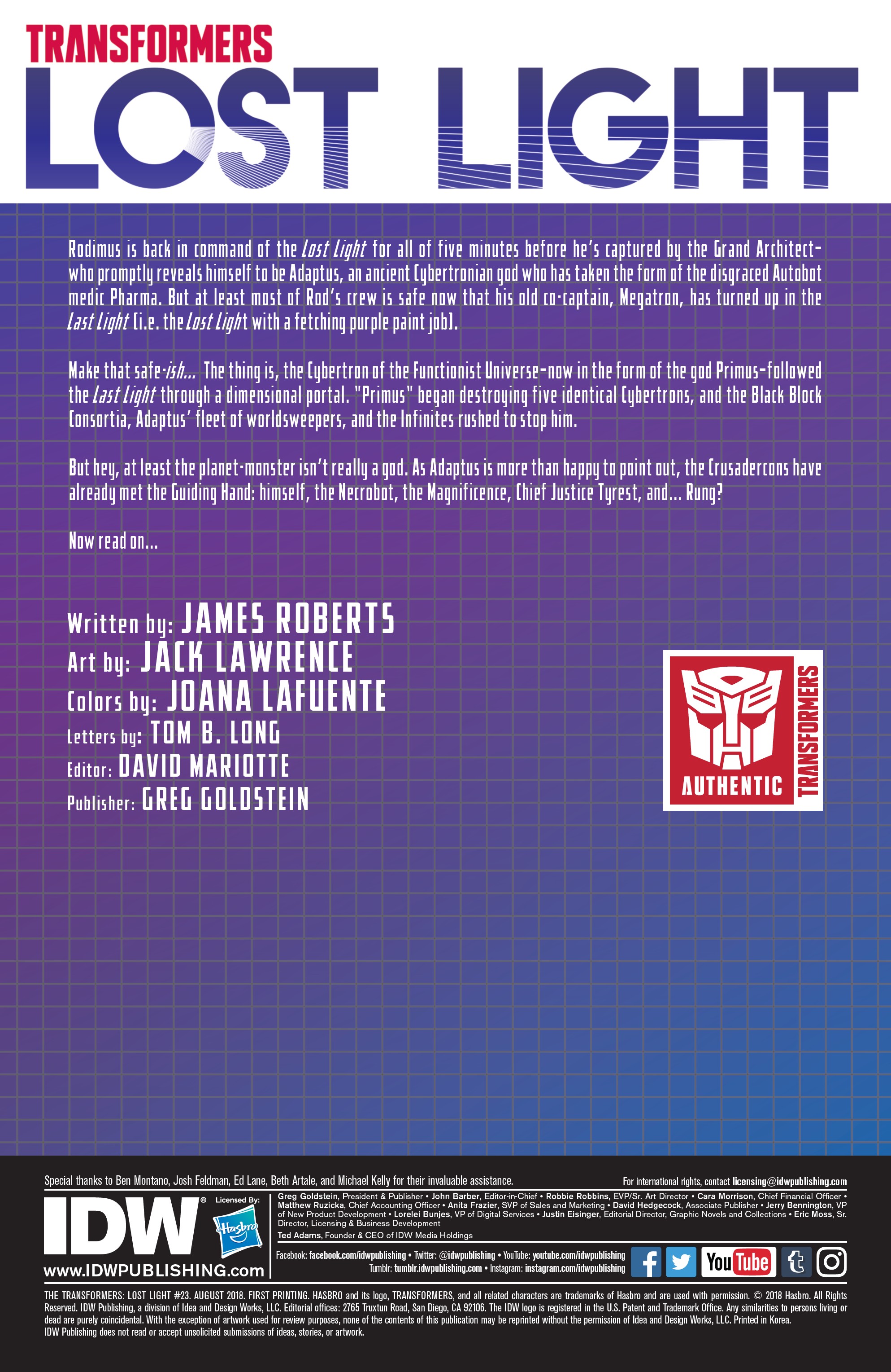 The Transformers: Lost Light Issue #23 - Page 2