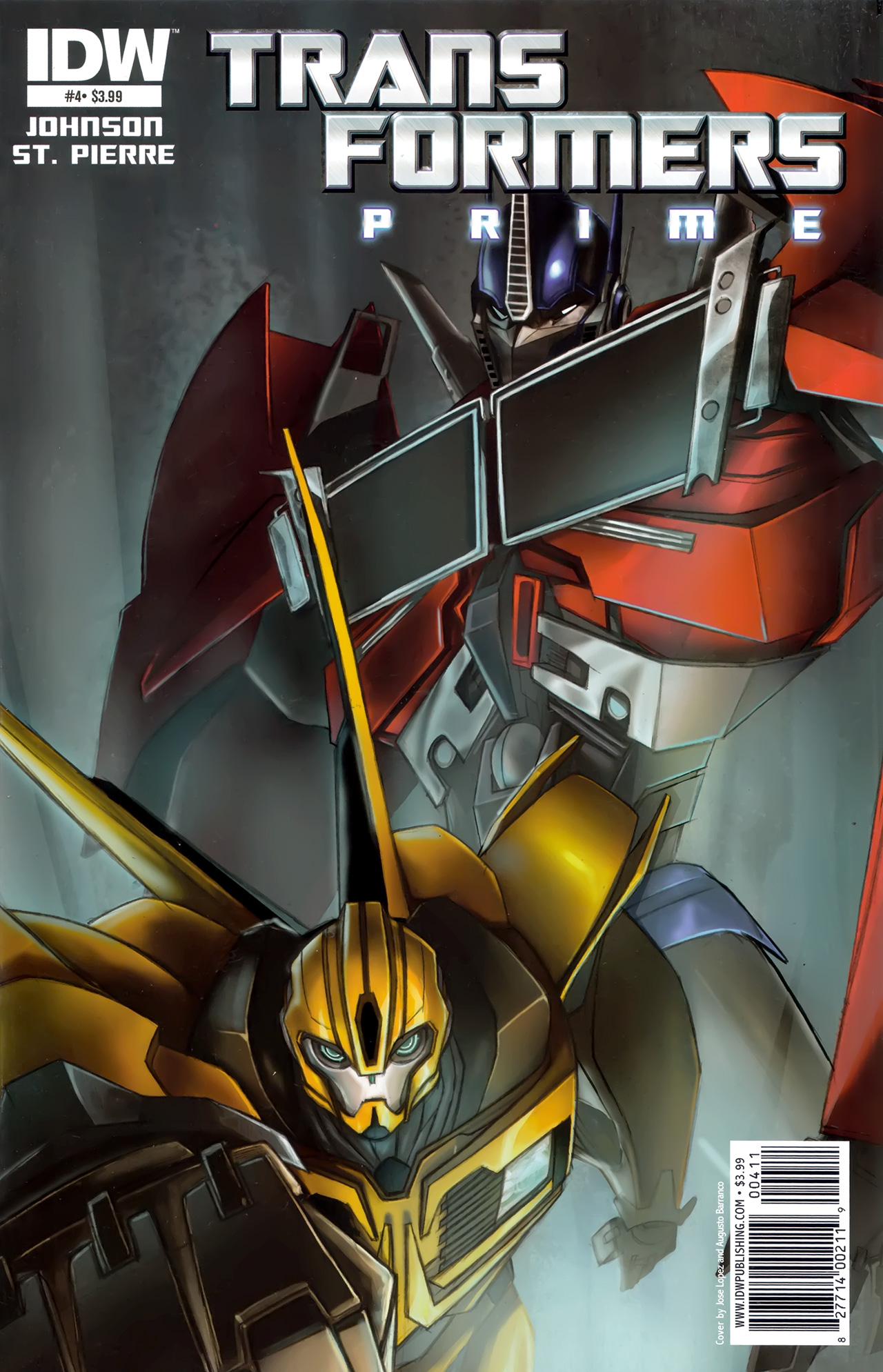 The Transformers: Prime Issue #4 - Page 1