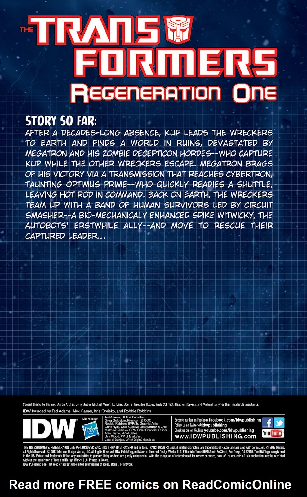 The Transformers: Regeneration One Issue #84 - Page 3