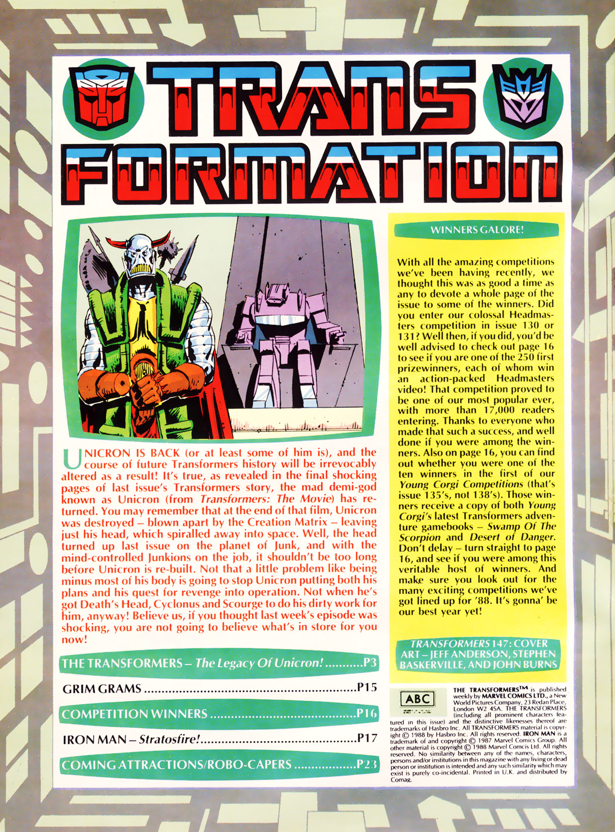 The Transformers (UK) Issue #147 - Page 2