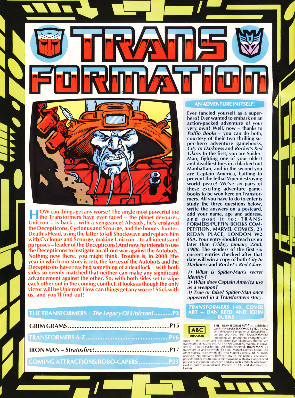The Transformers (UK) Issue #148 - Page 2