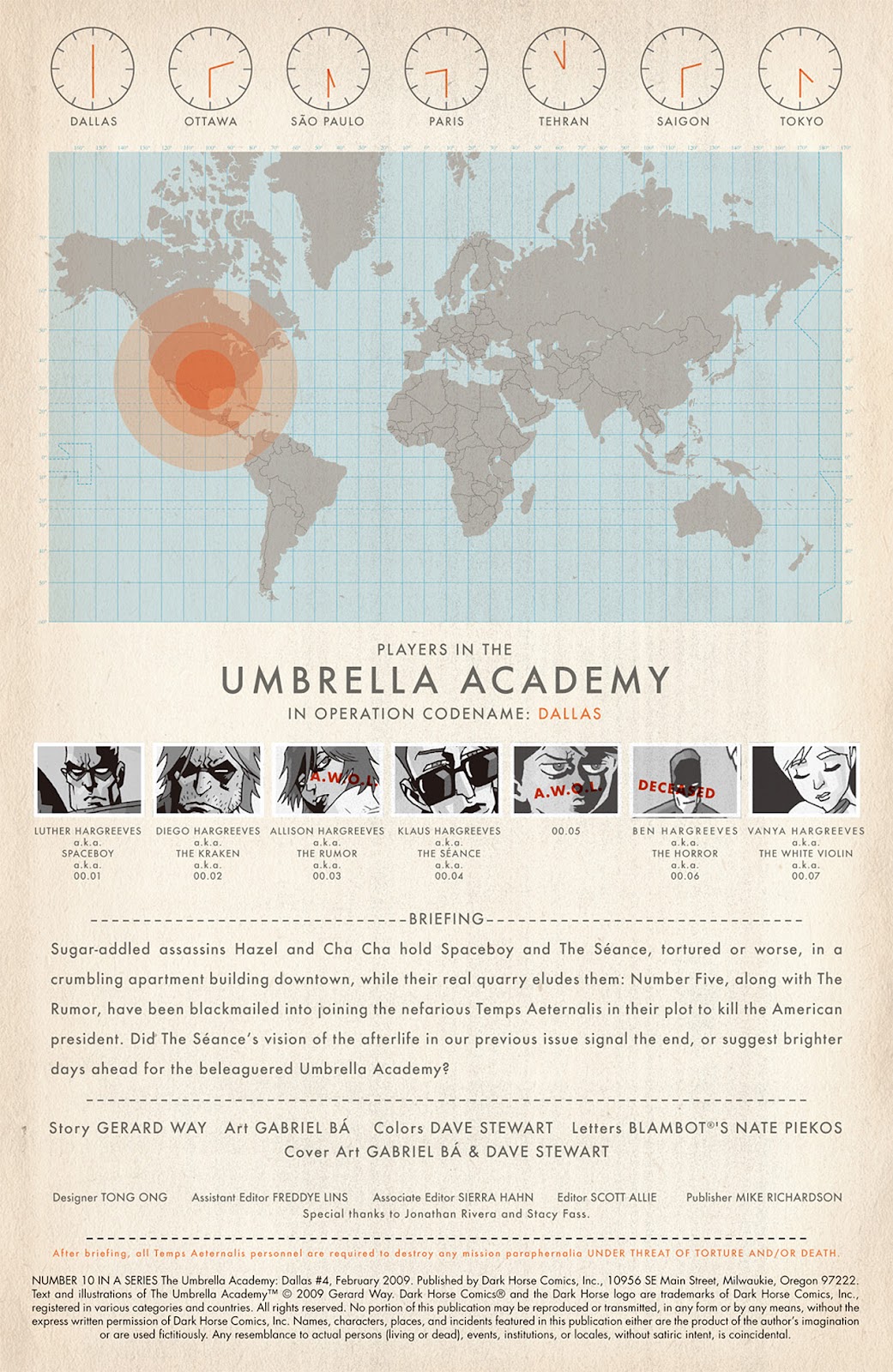 The Umbrella Academy: Dallas Issue #4 - Page 1