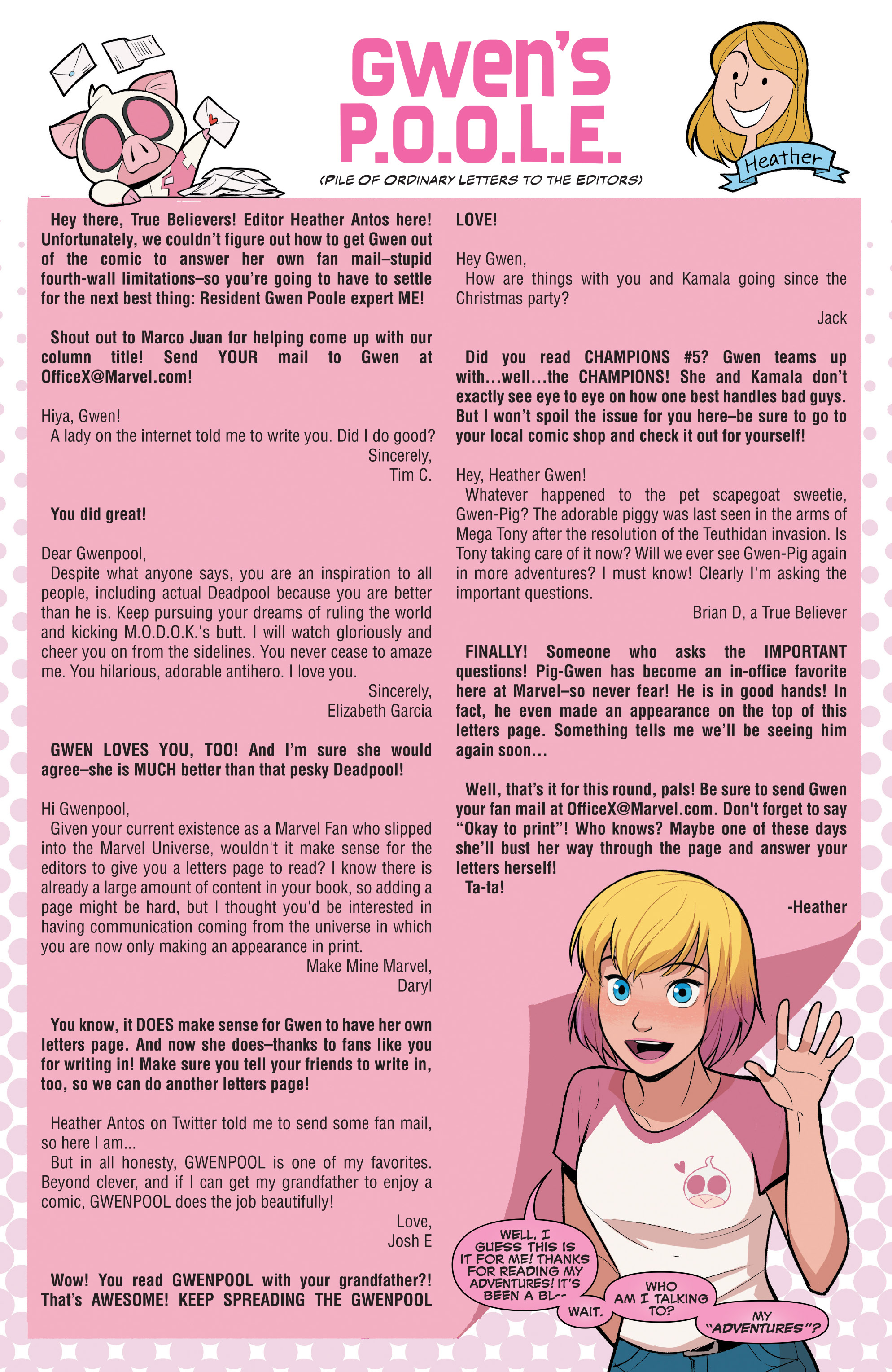 The Unbelievable Gwenpool Issue #16 - Page 20