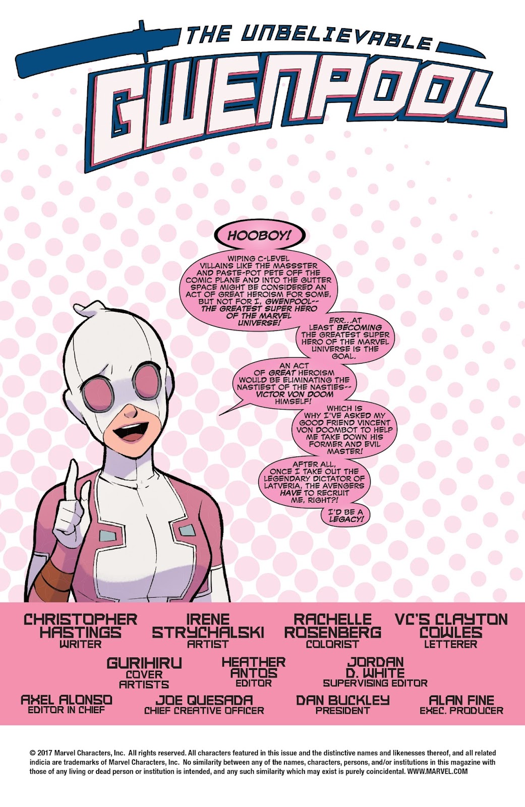 The Unbelievable Gwenpool Issue #22 - Page 2