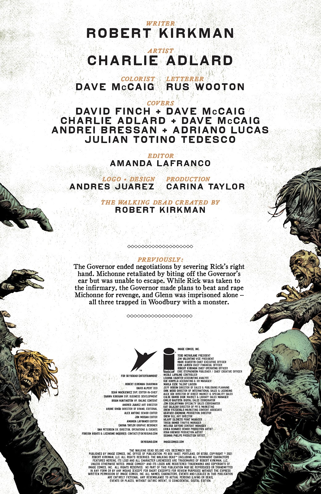 The Walking Dead Deluxe Issue #29 - Page 2