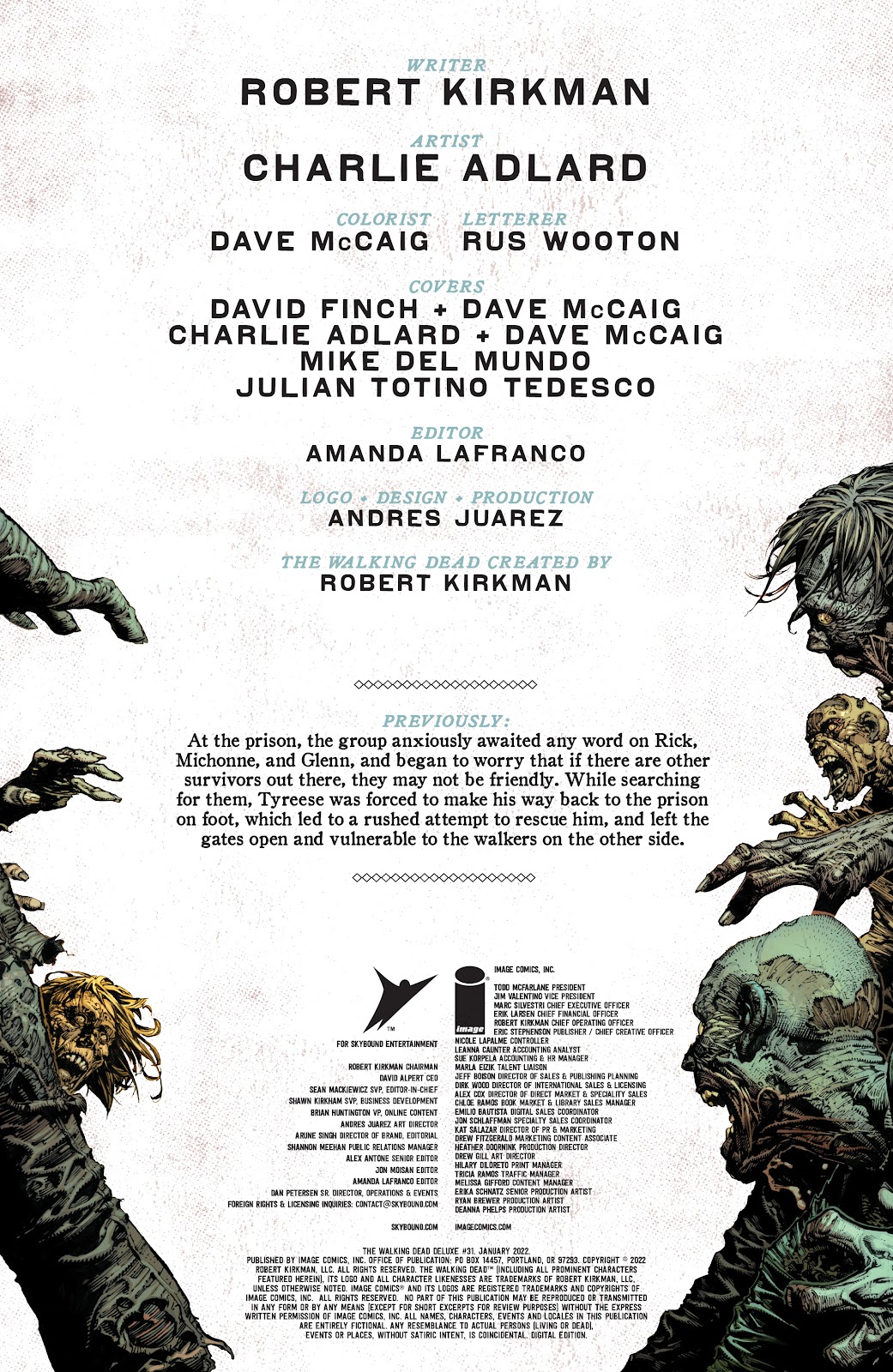 The Walking Dead Deluxe Issue #31 - Page 2