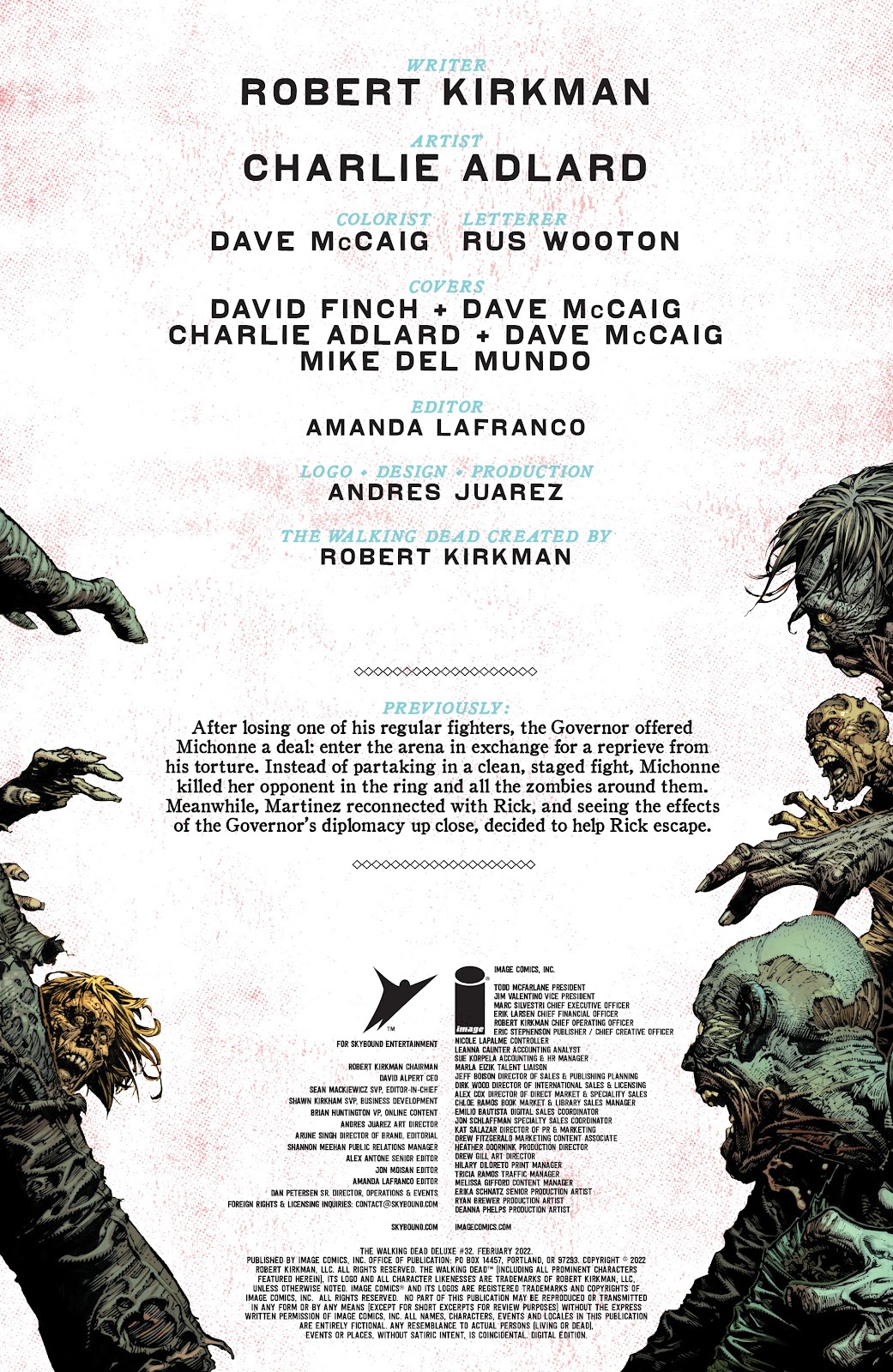 The Walking Dead Deluxe Issue #32 - Page 2