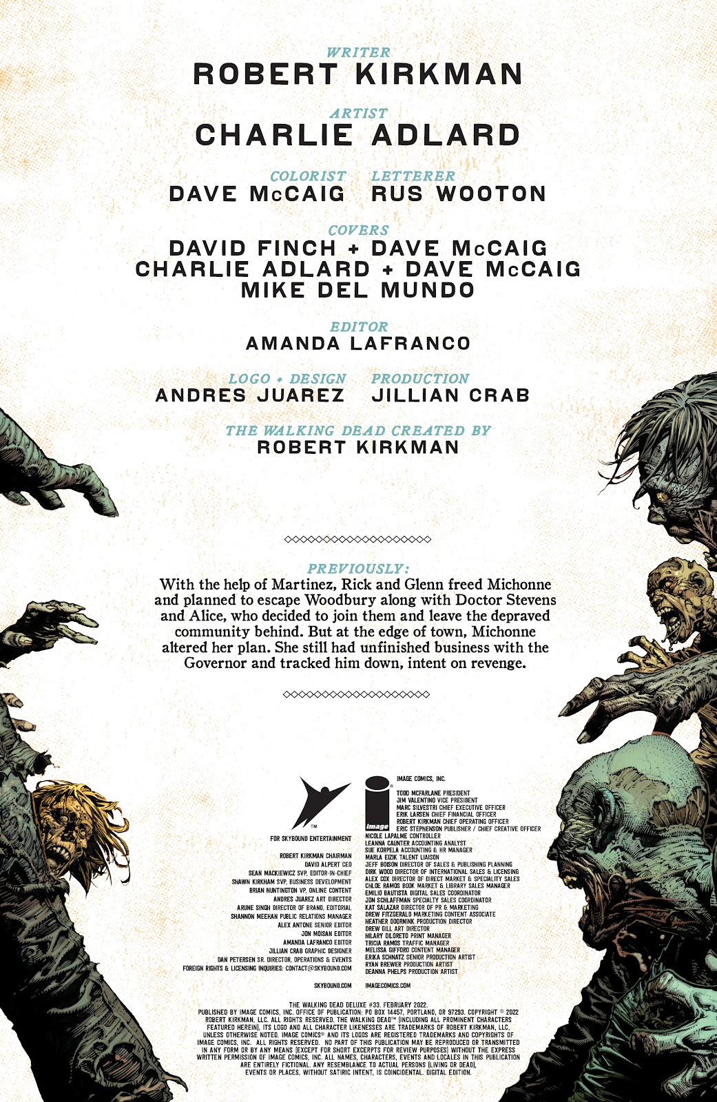 The Walking Dead Deluxe Issue #33 - Page 2