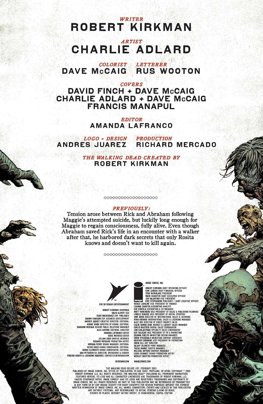 The Walking Dead Deluxe Issue #57 - Page 2