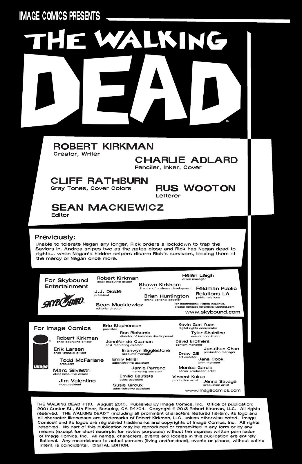The Walking Dead Issue #113 - Page 2