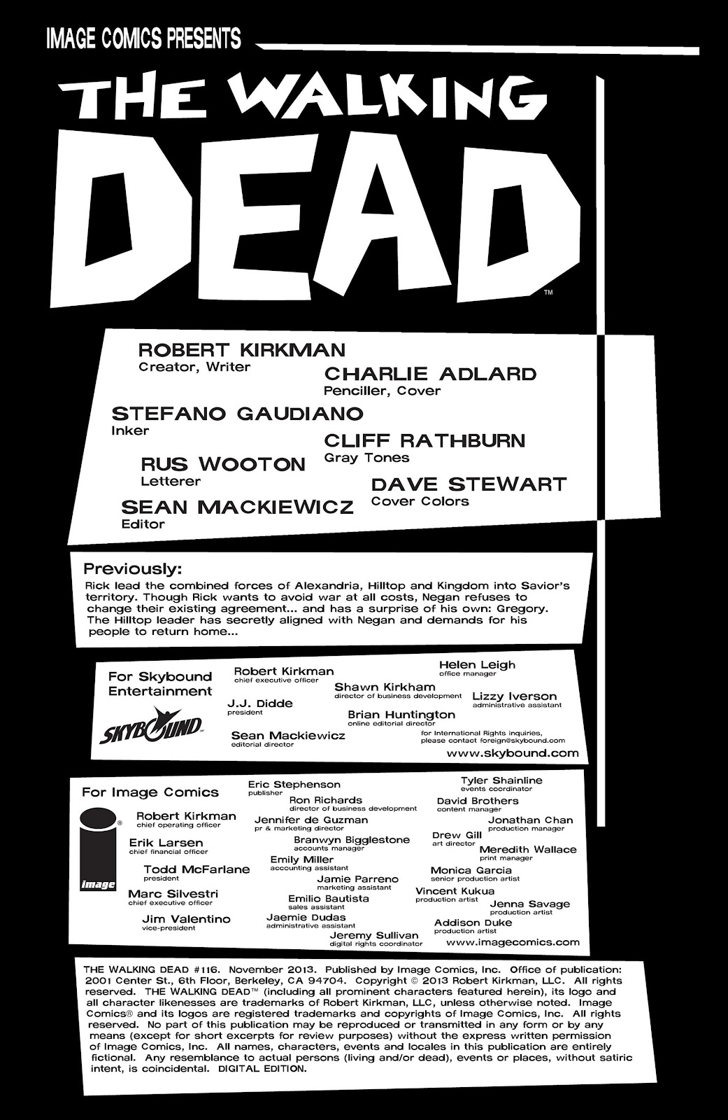 The Walking Dead Issue #116 - Page 2